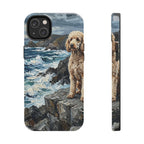 Acrylic Gallery Print Poodle - Coastal Cliffside | Tough Phone Case — view 4 of 28