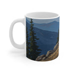 Acrylic German Shorthaired Pointer - Mountain Overlook | Ceramic Mug 11oz