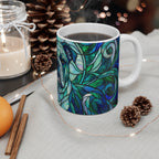 English Bulldog Low Poly Cool Jewel Ceramic Mug 11oz | Dog Lover Gift