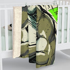 French Bulldog Comic Pop Art Throw Blanket | Premium Dog Art | Tritan