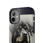 Charcoal Rottweiler Rottweiler Tough Phone Case - Rottweiler pride — gentle giants deserve great art — view 47 of 103