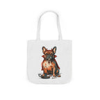 French Bulldog Halloween Tote Bag | Devil Dog Canvas Tote | Tritan