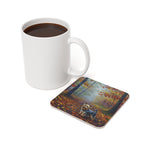 Acrylic Yorkshire Terrier - Autumn Woods | Cork Back Coaster