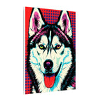 Pop Art Husky Canvas — Bold Dog Wall Art