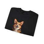 Pembroke Welsh Corgi Sweatshirt | Painterly Dog Art Crewneck | Corgi Mom Gift | Cozy Pullover for Dog Lovers | Pet Portrait Apparel