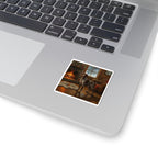 Acrylic German Shorthaired Pointer - Winter Hearth | Kiss-Cut Stickers