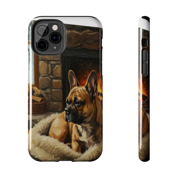 French Bulldog Phone Case — Acrylic Dog Art | iPhone 17/16/15 & Samsung | Dog Lover Gift