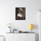 Great Dane Kings & Queens Royal Portrait Canvas Wall Art, Regal Dog Painting, Great Dane Lover Gift, Stretched Canvas