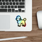 Pop Art Poodle Holo Sticker | Tritan