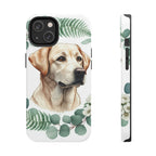 Labrador Retriever Watercolor Botanical Wreath Phone Case | Premium Dog Prints | Tritan — primary view