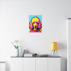 Pop Art Poodle Canvas — Bold Dog Wall Art