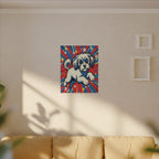 Havanese Comic Pop Art Canvas Print - Energetic Dog Wall Art - Retro Halftone Style - Dynamic Pet Portrait