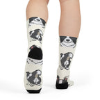 Border Collie Socks | Fun All Over Print Dog Socks | Border Collie Mom Gift | Cute Crew Socks for Dog Lovers | Stocking Stuffer