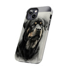 Charcoal Rottweiler Rottweiler Tough Phone Case - Rottweiler pride — gentle giants deserve great art — view 58 of 103