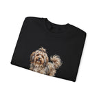 Havanese Sweatshirt | Painterly Dog Art Crewneck | Havanese Mom Gift | Cozy Pullover for Dog Lovers | Pet Portrait Apparel