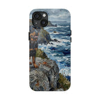 Acrylic Gallery Print Rottweiler - Coastal Cliffside | Tough Phone Case — view 7 of 28
