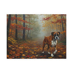 Boxer Dog Painting, Stretched Canvas Wall Art, Modern Pet Decor, Boxer Mom Dad Gift, Acrylic Dog Art Print