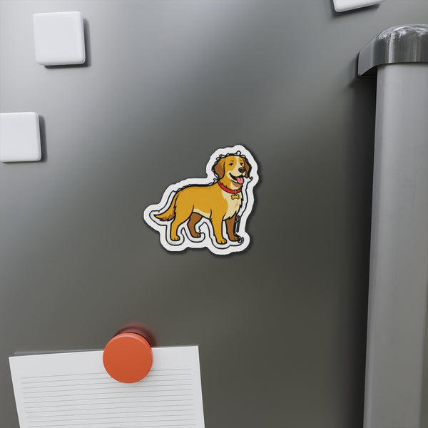 Pop Art Golden Retriever Magnet | Tritan — Lifestyle View