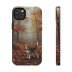 Acrylic Beagle - Autumn Woods | Tough Phone Case