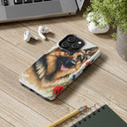 German Shepherd Watercolor Wildflower Field Phone Case | Premium Dog Prints | Tritan — view 12 of 28