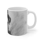 Great Dane Charcoal Portrait Ceramic Mug 11oz | Premium Dog Art | Tritan