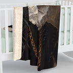 Border Collie Renaissance Royal Portrait Regal Throw Blanket | Premium Dog Art | Tritan