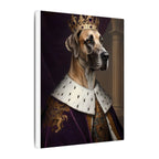Great Dane Kings & Queens Royal Portrait Canvas Wall Art, Regal Dog Painting, Great Dane Lover Gift, Stretched Canvas