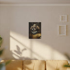 Shih Tzu Medieval Knight Portrait Canvas Wall Art, Regal Dog Painting, Shih Tzu Lover Gift, Stretched Canvas