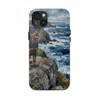 Rottweiler Acrylic Gallery Print Coastal Cliffside Phone Case | Premium Dog Prints | Tritan — view 7 of 28