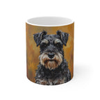 Miniature Schnauzer Cozy Set — 2-Piece Blanket + Mug Gift Set | Autumn Woods | Tritan