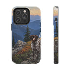 Acrylic German Shorthaired Pointer - Mountain Overlook | Tough Phone Case