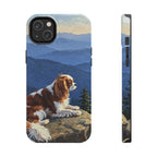 Acrylic Cavalier King Charles Spaniel - Mountain Overlook | Tough Phone Case