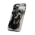 Charcoal Rottweiler Rottweiler Tough Phone Case - Rottweiler pride — gentle giants deserve great art — view 49 of 103