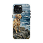 Acrylic Gallery Print Labrador Retriever - Coastal Cliffside | Tough Phone Case — view 8 of 28