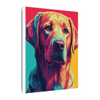 Labrador Retriever Pop Art Canvas Print, Dog Wall Art for Lab Lovers, Pet Decor Gift