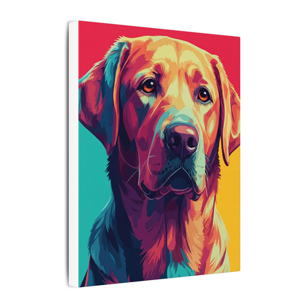 Labrador Retriever Pop Art Canvas Print, Dog Wall Art for Lab Lovers, Pet Decor Gift