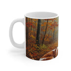 Acrylic Cavalier King Charles Spaniel - Autumn Woods | Ceramic Mug 11oz