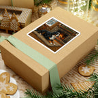 Acrylic Bernese Mountain Dog - Winter Hearth | Kiss-Cut Stickers