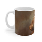 Shih Tzu Oil Portrait Ceramic Mug 11oz | Premium Dog Art | Tritan