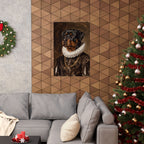 Rottweiler Renaissance Royal Portrait Matte Poster, Regal Dog Art Print, Rottweiler Lover Gift, Wall Art