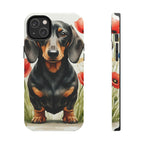 Dachshund Watercolor Wildflower Field Phone Case | Premium Dog Prints | Tritan — view 4 of 28
