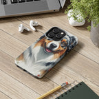 Australian Shepherd Watercolor Wildflower Field Phone Case | Premium Dog Prints | Tritan — view 12 of 28