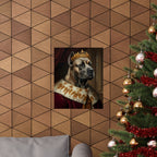 Cane Corso Kings & Queens Royal Portrait Matte Poster, Regal Dog Art Print, Cane Corso Lover Gift, Wall Art