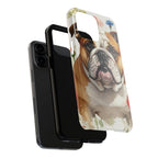 English Bulldog Watercolor Wildflower Field Phone Case | Premium Dog Prints | Tritan — view 25 of 28