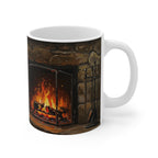 Acrylic Pomeranian - Winter Hearth | Ceramic Mug 11oz