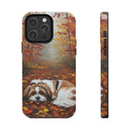 Acrylic Shih Tzu - Autumn Woods | Tough Phone Case