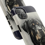 Charcoal Rottweiler Rottweiler Tough Phone Case - Rottweiler pride — gentle giants deserve great art — view 76 of 103