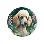 Poodle Watercolor Garden Peek Gift Set — Mug + Coaster + Sticker | Tritan