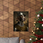 German Shorthaired Pointer Medieval Knight Portrait Matte Poster, Regal Dog Art Print, German Shorthaired Pointer Lover Gift, Wall Art