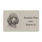Standard Poodle Doormat | Pencil Sketch Dog Floor Mat | Poodle Lover Gift | Dog Mom Home Decor | Indoor Entryway Welcome Mat